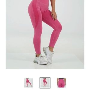Hot Pink contour leggings from NVGTN